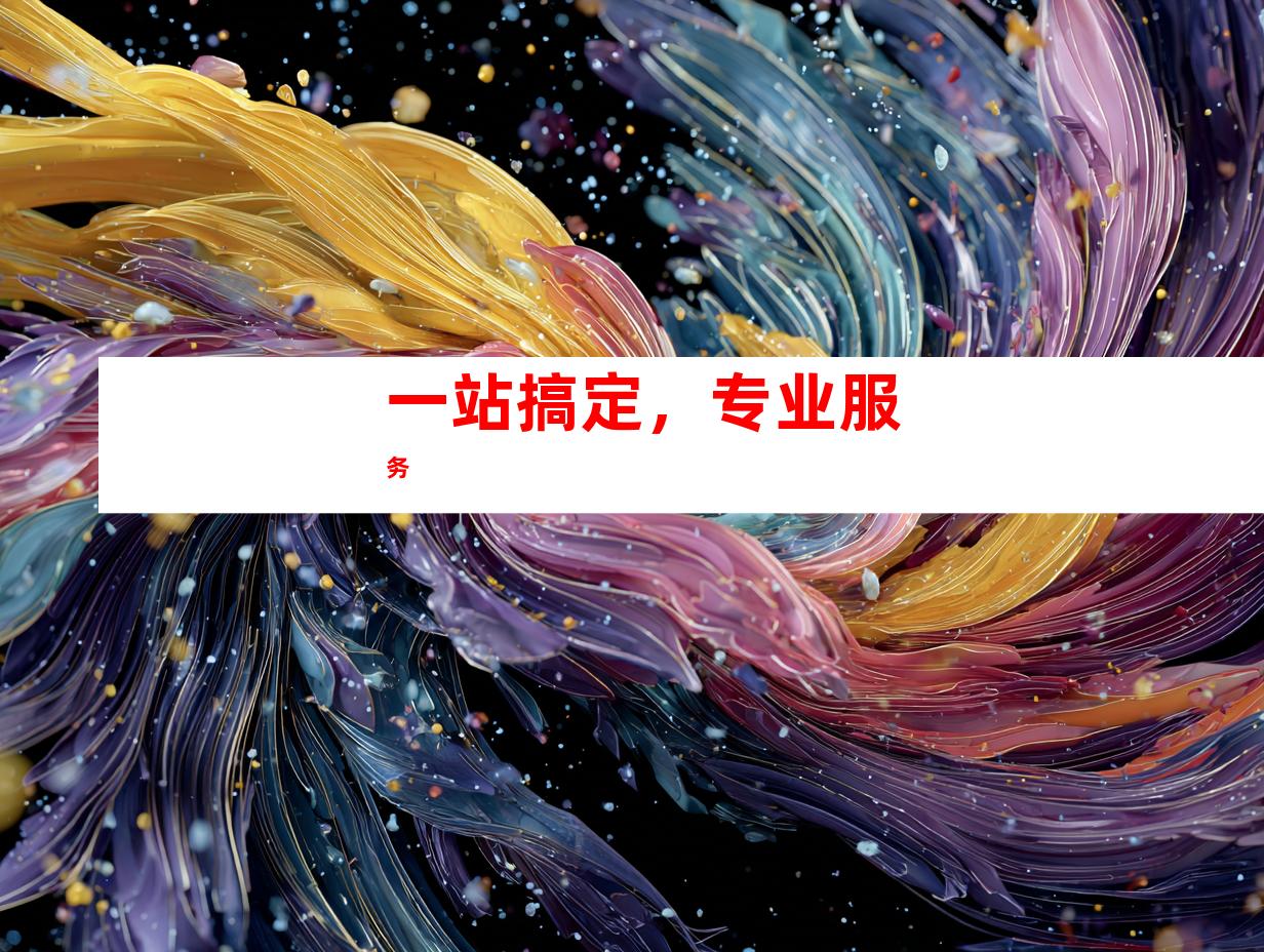 一站搞定，专业服务