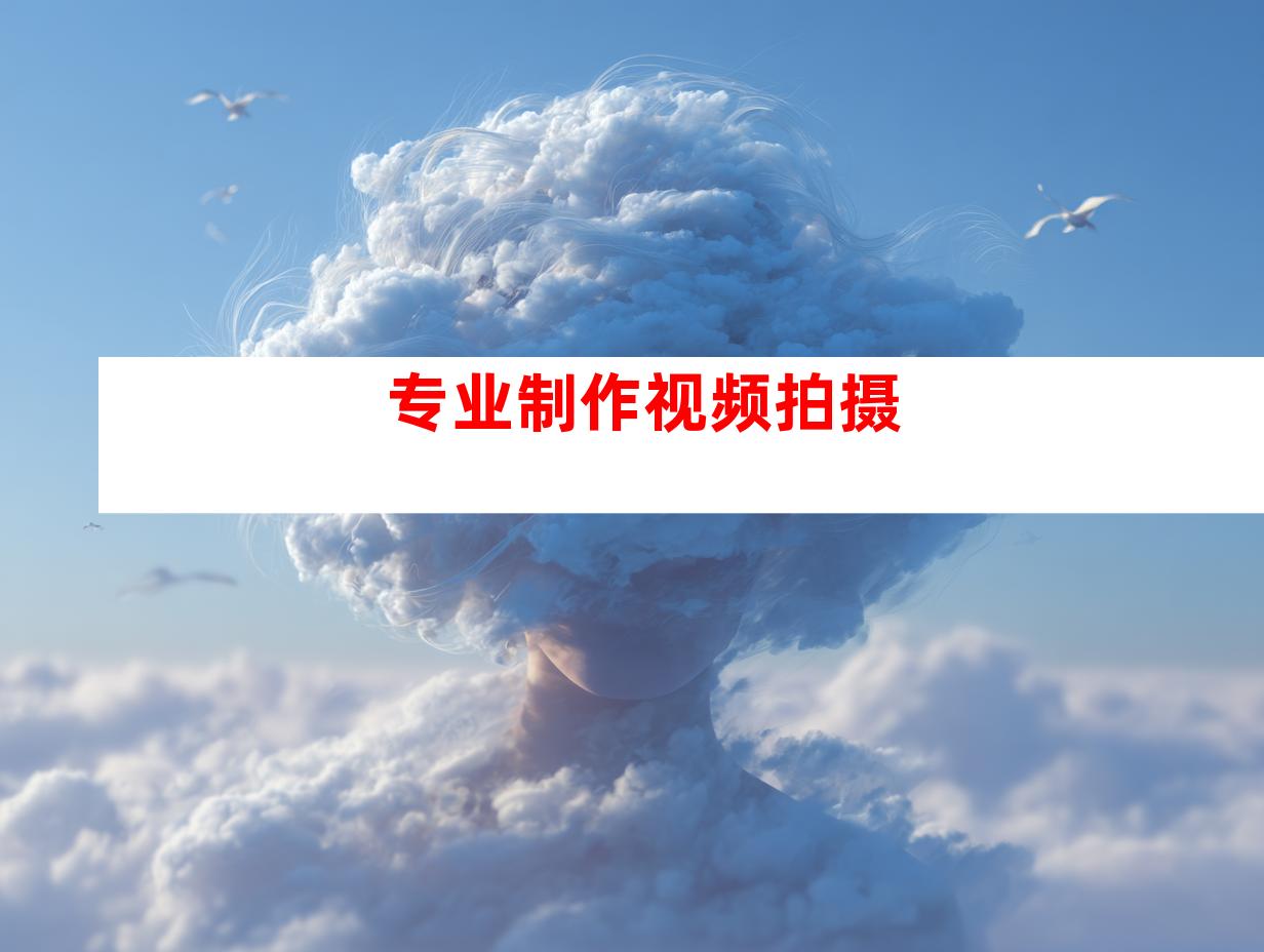 专业制作视频拍摄