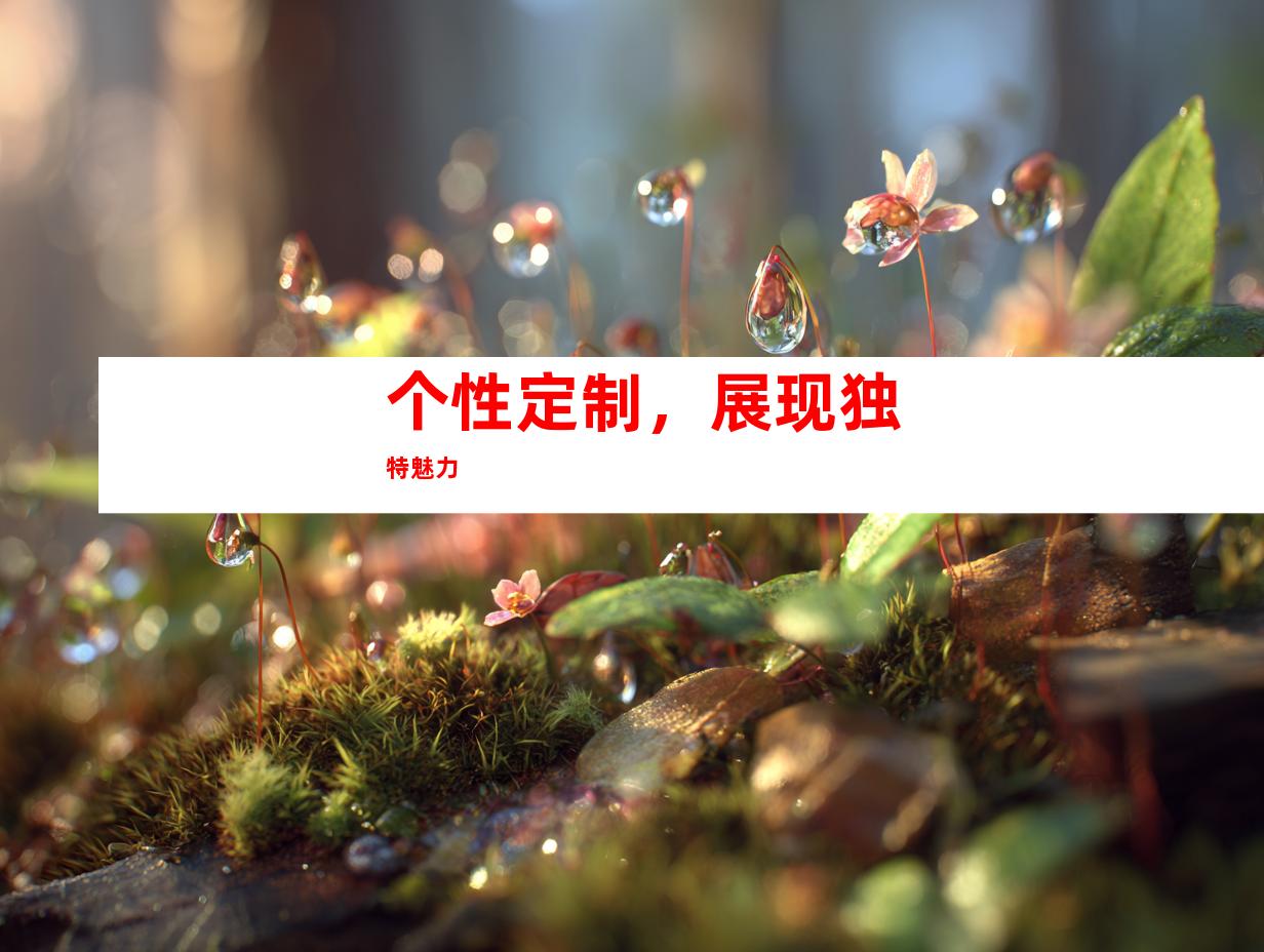 个性定制，展现独特魅力