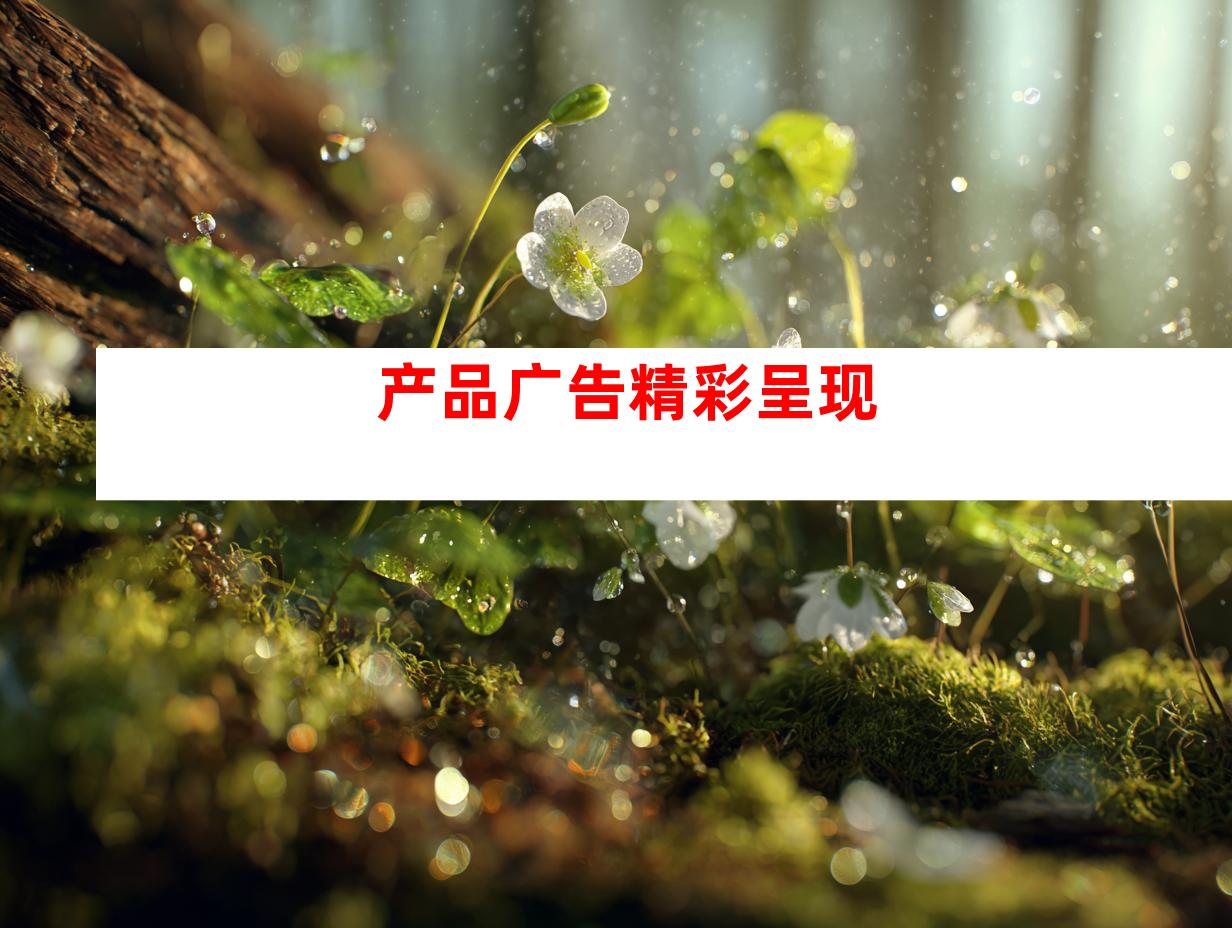 产品广告精彩呈现
