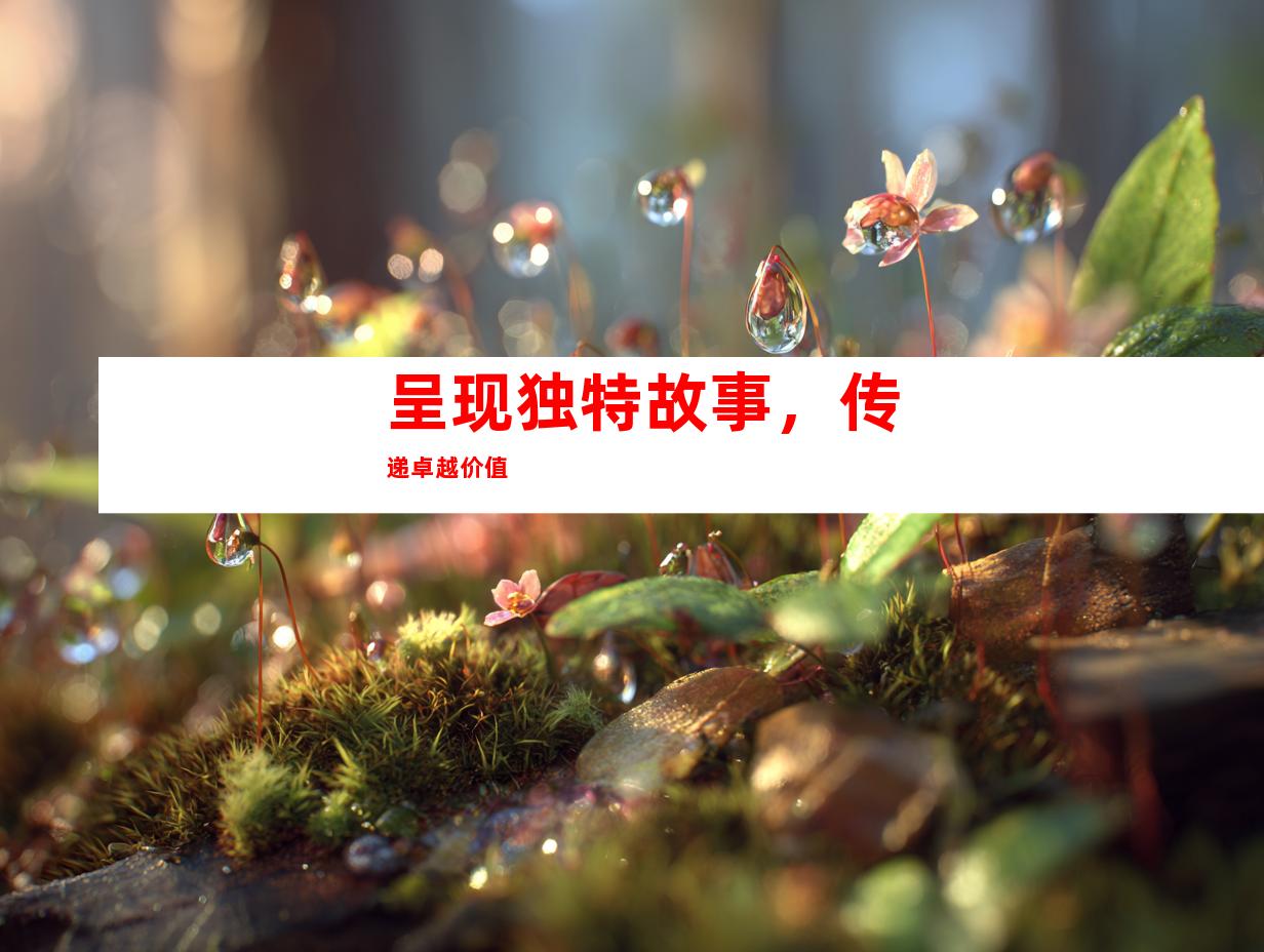 呈现独特故事，传递卓越价值