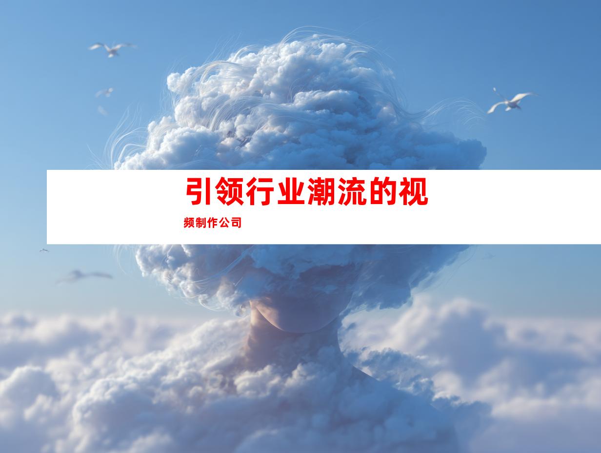引领行业潮流的视频制作公司