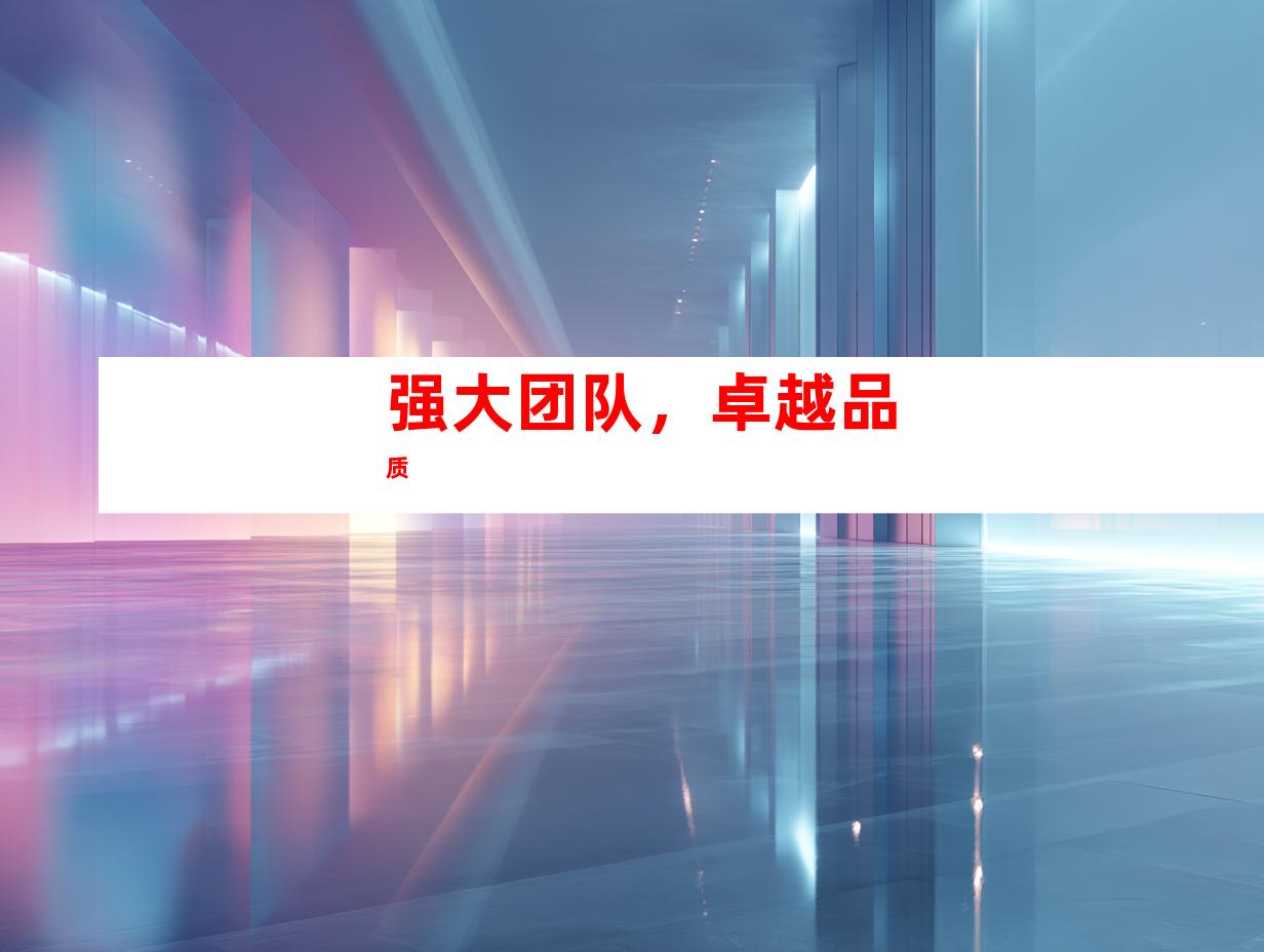 强大团队，卓越品质