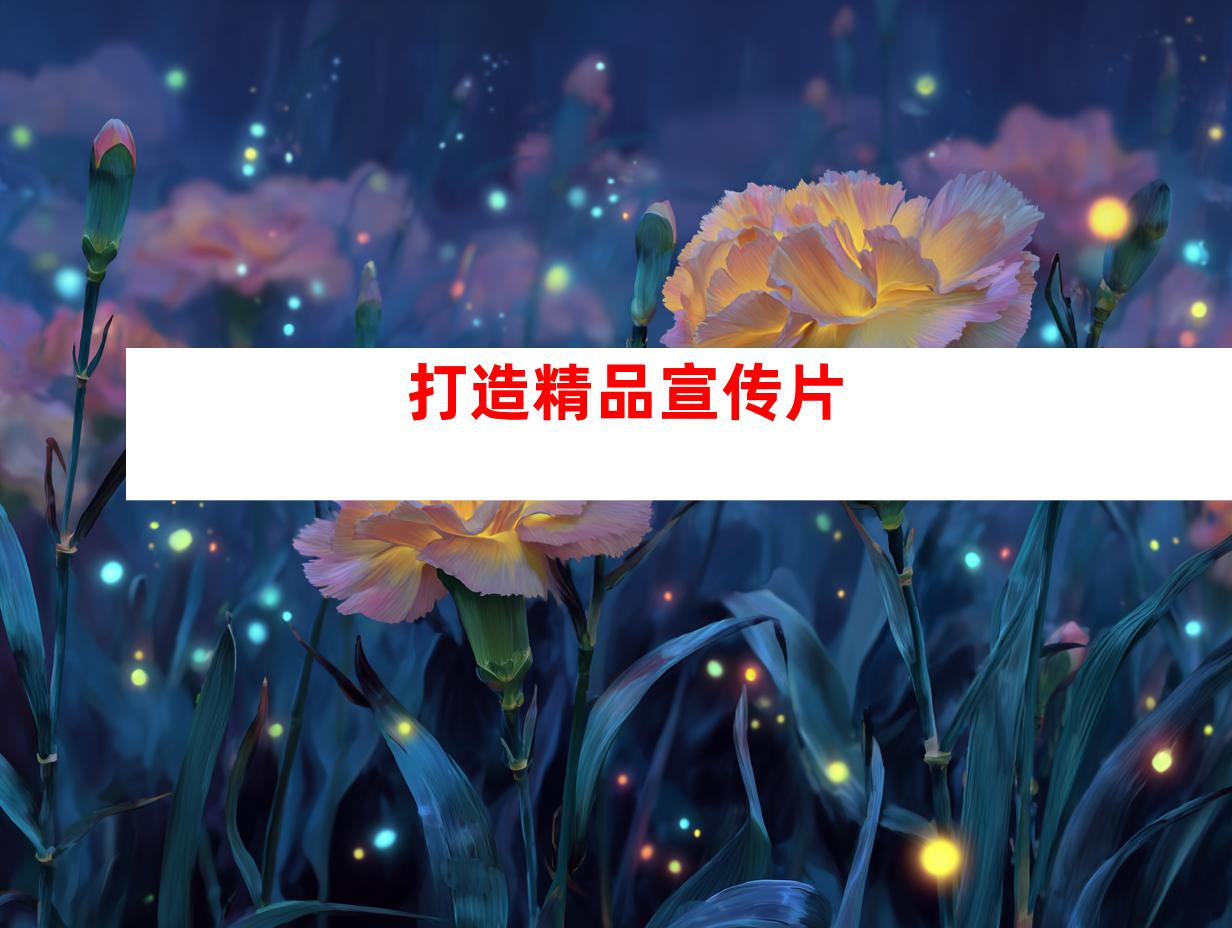 打造精品宣传片