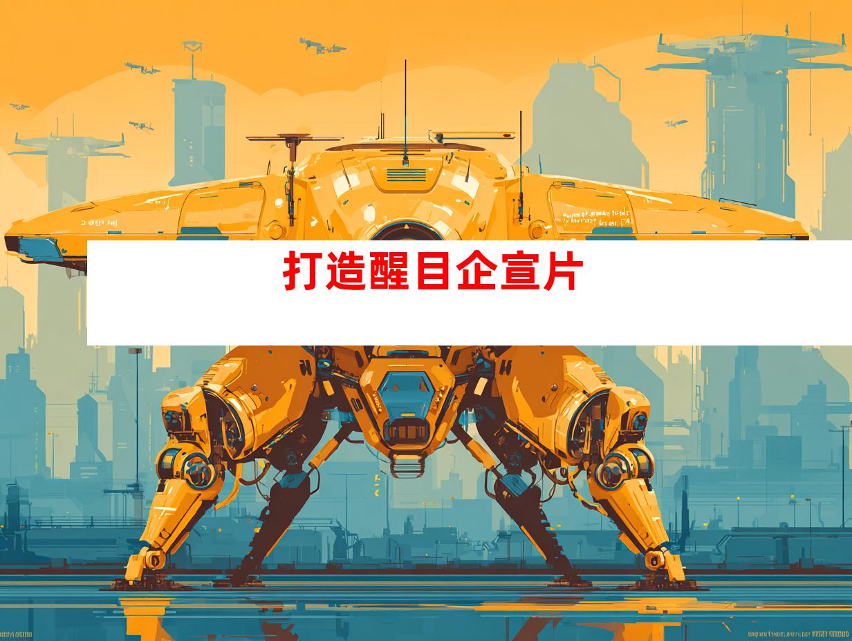 打造醒目企宣片