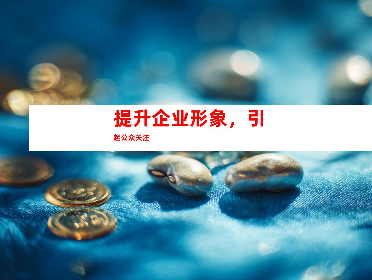 提升企业形象，引起公众关注