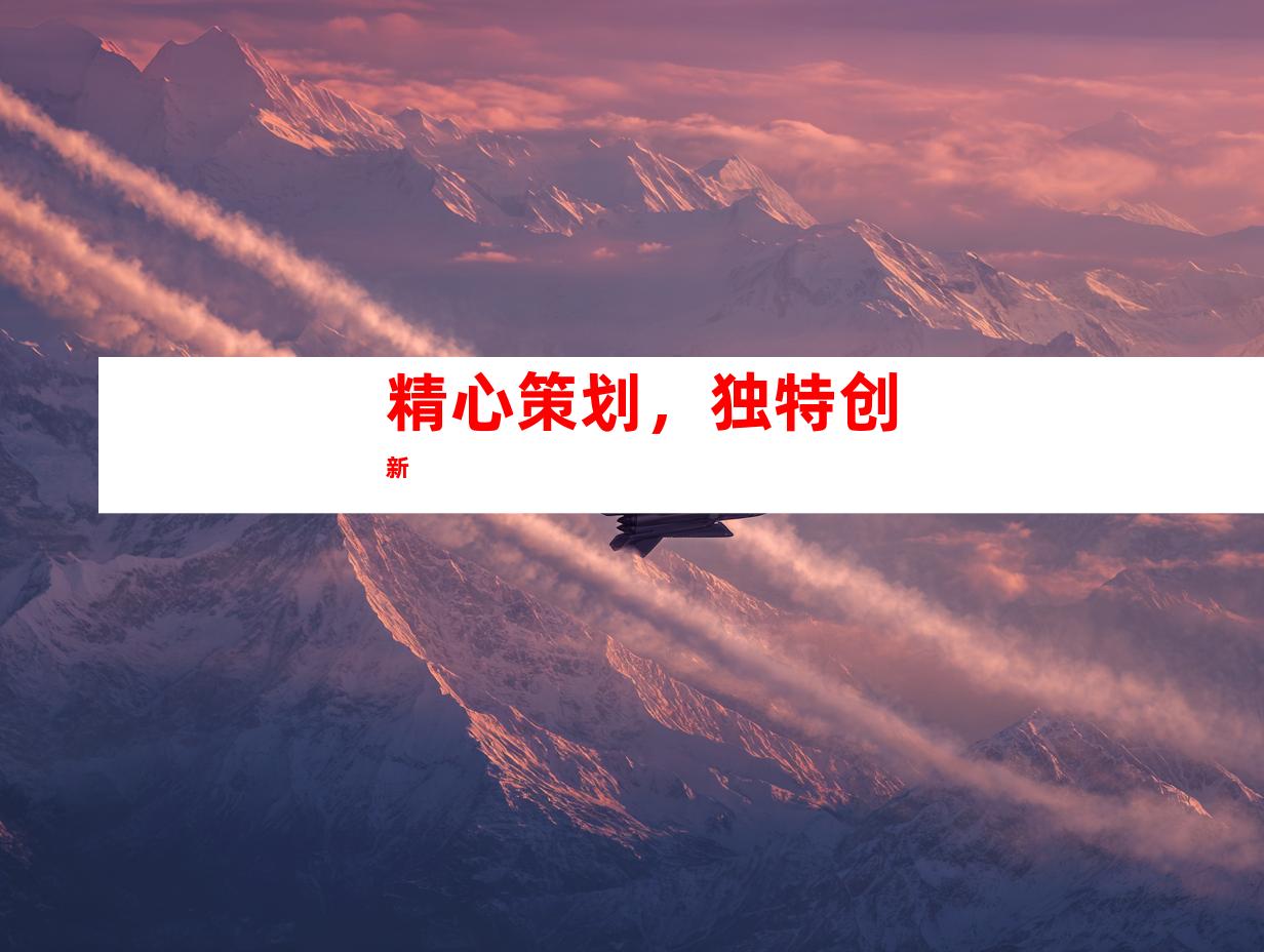 精心策划，独特创新